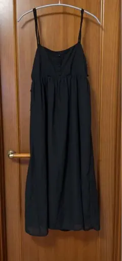 earth ロング　ワンピース　黒　フリーサイズ　⭐︎