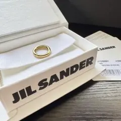 【未使用級】JIL SANDER/クラシックリング/ゴールド/Sサイズ/約9号のサムネイル
