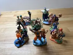 【激レア・全8種コンプ】ワンピース × ドラゴンボール コラボフィギュア セット