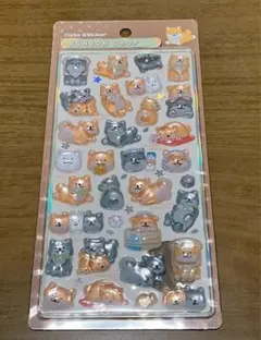 正規品 和柄 ボンボンドロップシール 犬 柴犬