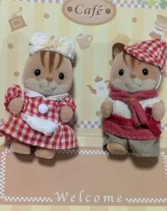 ♡*様 Sylvanian Families リス赤ちゃんペアセット　カフェ