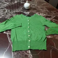 Green Label Relaxing カーディガン グリーン 38のサムネイル