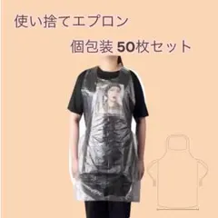 使い捨てエプロン 個包装 50枚セット 介護 炊き出し BBQ 清掃