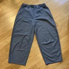 ModdedAnce 配色ステッチバレルシルエットパンツパンツグレー　LLサイズ
