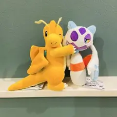 カイリュー ユキメノコ ポケットモンスター ほぺぴたぬいぐるみ ポケモン