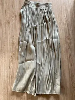 FREAK'S STORE シャイニープリーツロングスカート