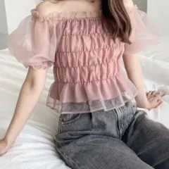 【ぷりん様専用】Heather ヘザー AZATOオーガンジーブラウス ブラウス