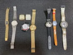 【ジャンク】腕時計 まとめ売り　9本