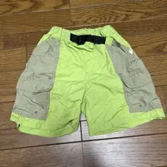 ビームスミニ　キッズ　パンツ　ハーフパンツ　ズボン　半ズボン　グリーン　黄緑