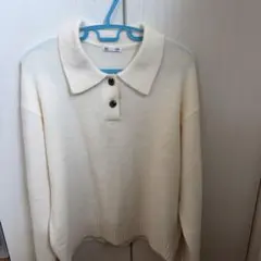 GU パフニットポロシャツ Lサイズ