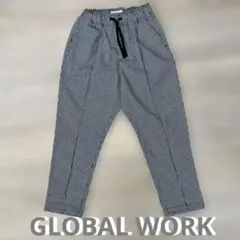 ⭐︎GLOBAL WORK⭐︎キッズ服⭐︎ギンガムチェック柄スラックス【中古】b60