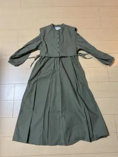 長袖シャツワンピース　メランクルージュ