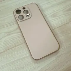 【新品未使用】iPhone16 pro PUレザーケース　ミルクティ
