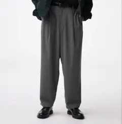 GU キャロットスラックス M グレー ユニセックス