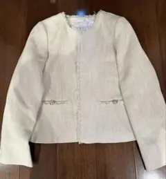 ツイードジャケット　mir..×coco