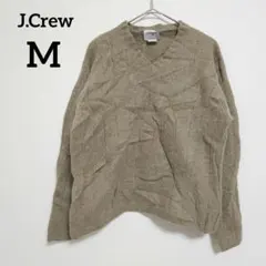 希少✨J.Crew 【M】 ベージュ　Vネックセーター　ラムウール100