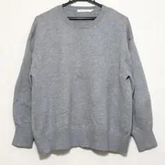 AMERICAN HOLIC 洗える クルーネック ニット M グレー