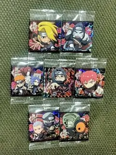 NARUTO忍界シールウエハースVol.４　暁　7枚セット　未開封　イタチ