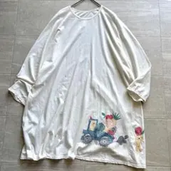 ババグーリ✨リネンコットンチュニックワンピース 半袖 ヨーガンレール