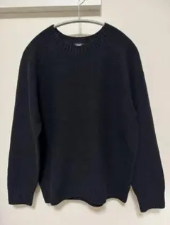 専用★美品★ユニクロ★3Dスフレクルーネックセーター★S★ブラック★メンズ★