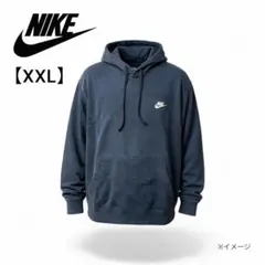 【XXL】NIKE ナイキ ワンポイント 刺繍ロゴ スウェット パーカ