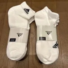 新品 アディダス adidas スニーカーソックス6足セット 28-30cm 白