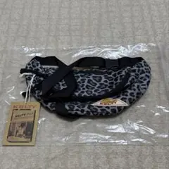 【KELTY】ボディバッグ　グレーヒョウ柄　おまけ付き　ケルティ　ウエストポーチ