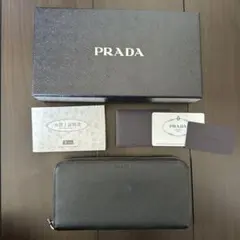 PRADA 財布 長財布 サフィアーノレザー
