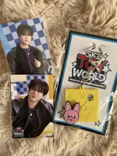 Stray Kids バッジキーホルダー ステッカーセット チャンビン