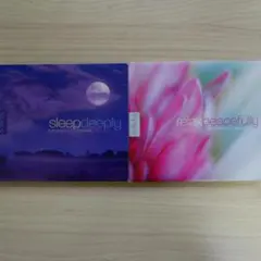 CD 2枚:Sleep Deeply とRelax Peacefully