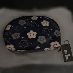 MARY QUANT ポーチ ネイビー デイジー柄のサムネイル