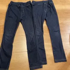双子 レギンスパンツ 西松屋 100
