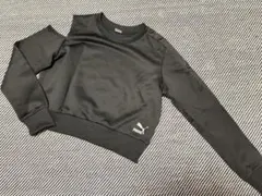 PUMA ブラック スウェット トレーナー