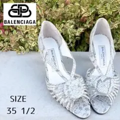 BALENCIAGA シルバー ヒール パンプス SIZE 〔35 1/2〕のサムネイル
