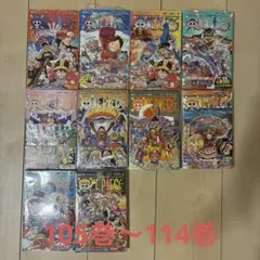 ONE PIECE』102〜107巻 初版・帯付きセット 非売品おまけ付き - メルカリ
