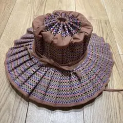 Lorna Murray 麦わら帽子 M ピンク系のサムネイル