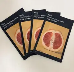 Abib Gummy sheet mask Vita sticker 4枚セット