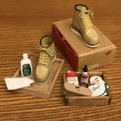 ガチャ レッドウィング ダナー ミニチュアコレクション メンテナンス セット