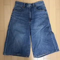 GU デニムハーフパンツ Sサイズのサムネイル