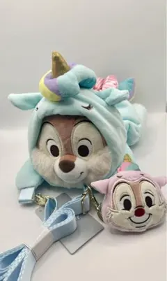 チップ＆デール マルチポシェット チャーム付き CHIP ‘N DALE