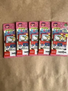 【新品未開封】どうぶつの森　amiiboカード サンリオ　5パック