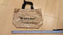 Think Bee! ベージュ トートバッグ