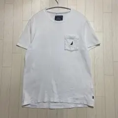nautica ポケットtシャツ ホワイト 白 S