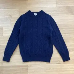 ユナイテッドアローズ グリーンレーベル　ニット　美品　ネイビー　L