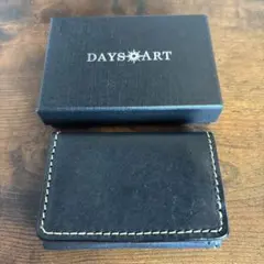 DAYS ART 三つ折り財布 ブラック/ブラウン
