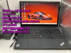 FU406 レノボ E15 Gen2 第10世代i5 16GB/新品SSD1TB