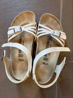 ビルケンシュトック.バリ白 36 新品 定価¥13200 - メルカリ
