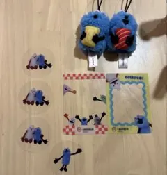 パペットスンスン スシローコラボ限定 指人形マスコット ステッカー