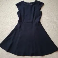 NATURAL BEAUTY BASIC　ワンピース　ネイビー