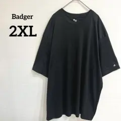 美品❣️Badger【2XL】ブラック Tシャツ
